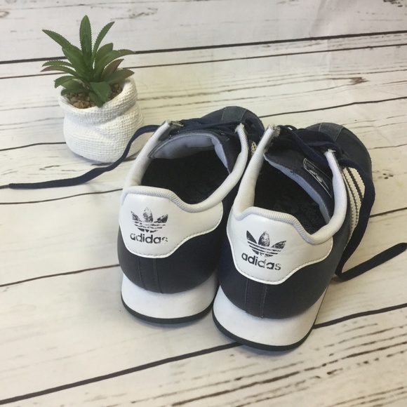 Adidas Samoa Navy Sneakers, Size 6.5 - Picture 4 of 8